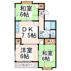 若草ハイツの物件間取画像